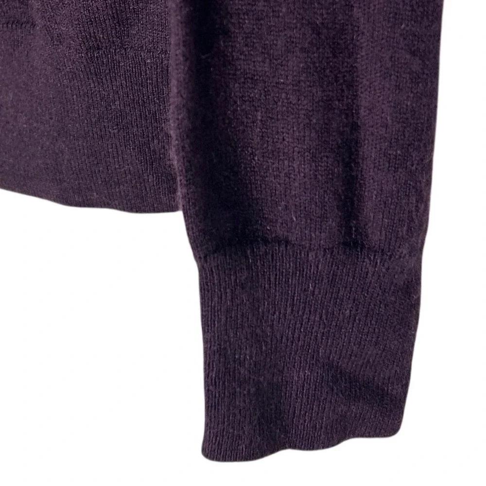 J.Crew Merino Wool Blend Long Sleeve Crewneck Sweater Plum Purple Size Medium